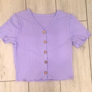 shein, medium, purple, with buttons